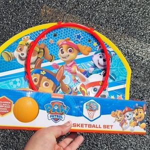 Paw patrol basketball hoop